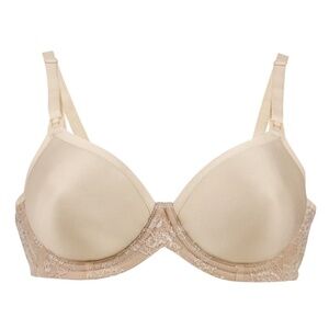 Cake Lingerie Waffles Bra Nursing Bra Underwire T-shirt Satin Nude